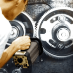 stroboscopio portatile alimentato a batterie per manutenzione preventiva