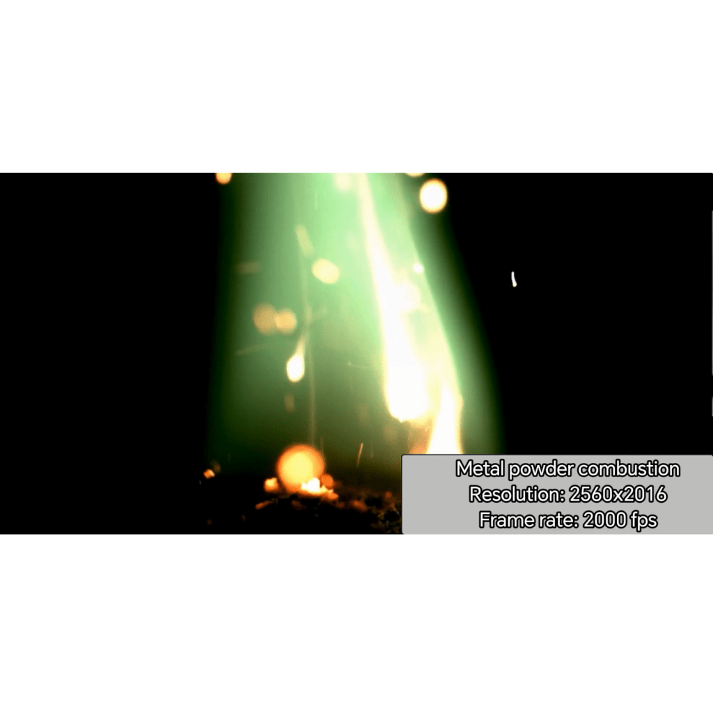 Telecamere ad alta velocità per riprese video slow motion per studio di combustione