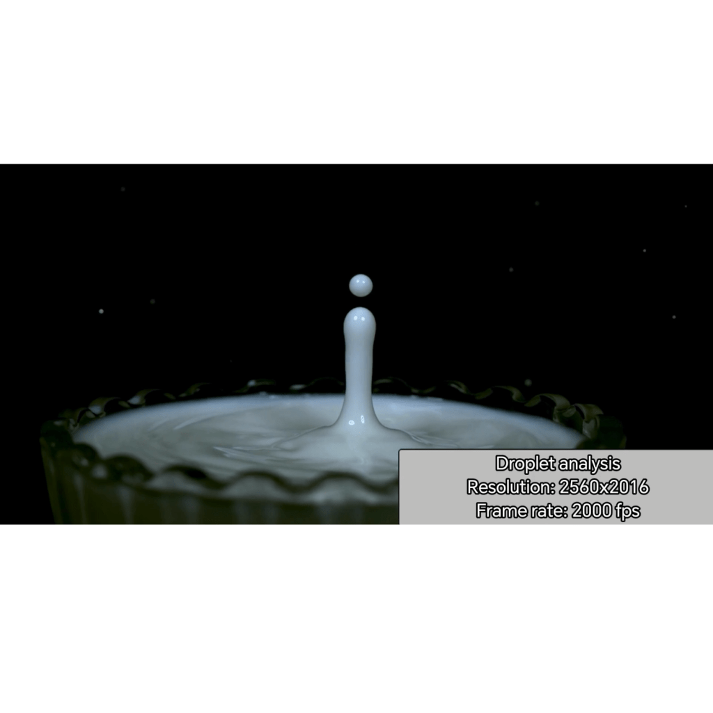 Telecamere ad alta velocità per riprese video slow motion per studio di fenomeni fisici