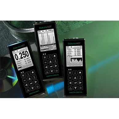 Групповое фото семейства ультразвуковых приборов Dakota NDT CMX Series